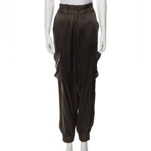 Tom Ford Women's Dark Brown Satin Trousers